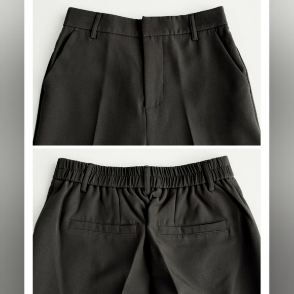 Cut twills center press slacks pants - Picture 7 of 8